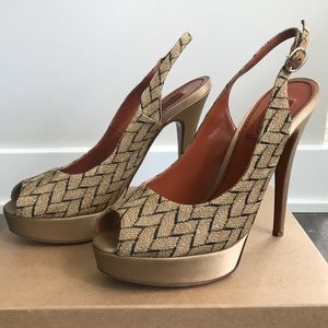 Missoni Slingback Heels SZ 39.5